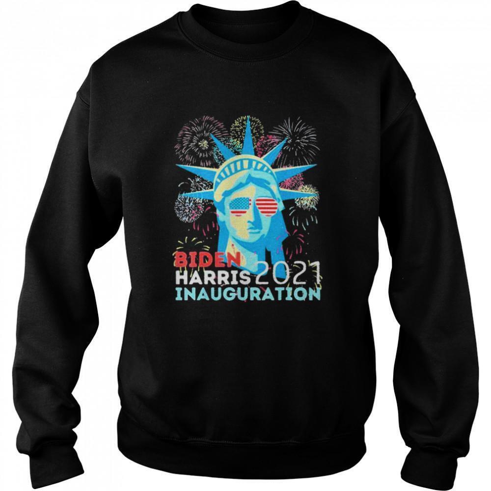 Biden Victory Inauguration 2021 Liberty FireworksSweatshirt